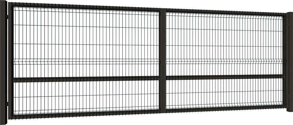 brama skrzydłowa 3d